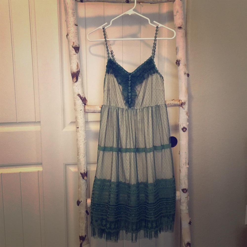 Green Lace Dress